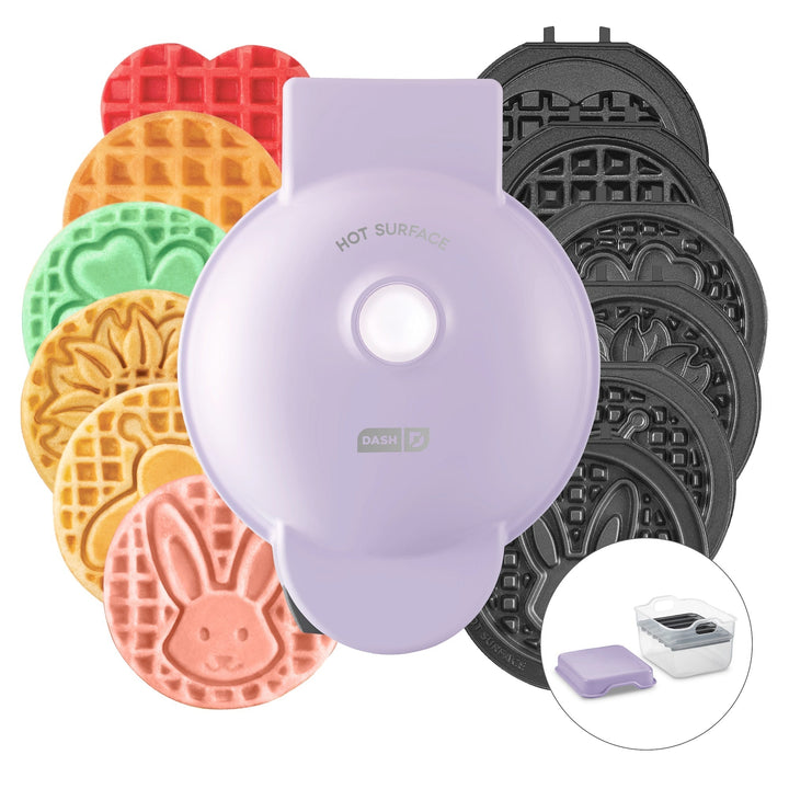 MultiMaker Mini System with Removable Plates: Waffle & Griddle A6